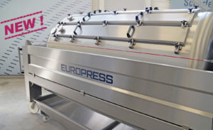 grape press Europress EP3 dual press system,